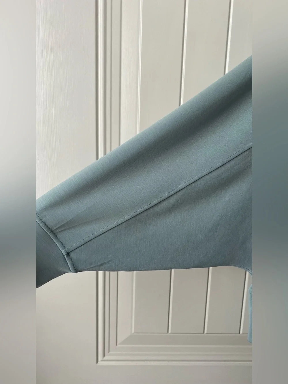 Lululemon Softstreme Dropped Sleeve Wrap Silver Blue Est. 12